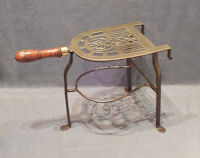 Wrought Iron and Brass Potstand PS51
