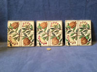 Aesthetic Movement Glazed Tile, 3 available T169