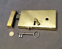 Brass Rim Lock RL725