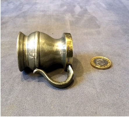 1/4 Gill Brass and Pewter Spirit Measure — view 2