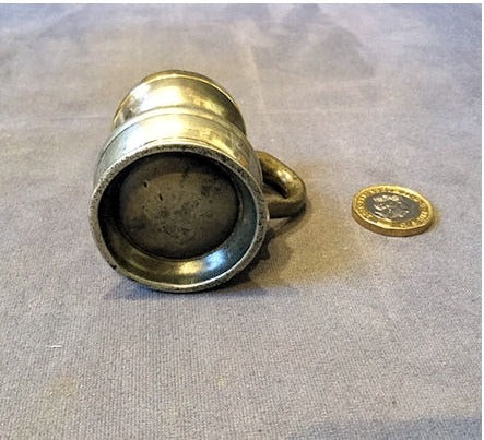 1/4 Gill Brass and Pewter Spirit Measure — view 3