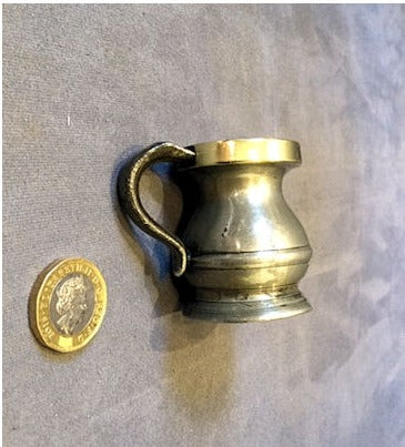 1/4 Gill Brass and Pewter Spirit Measure — view 4