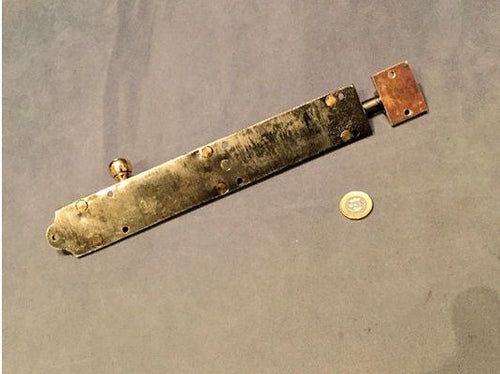 10.5" Brass Door Bolt — view 2