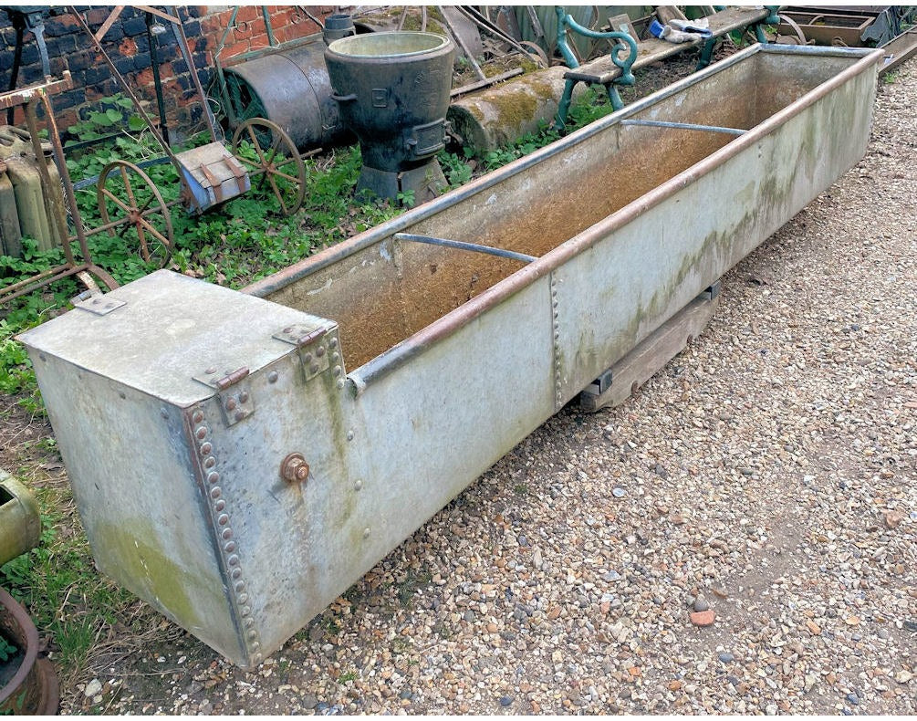 10ft Galvanised Cattle Trough — view 2