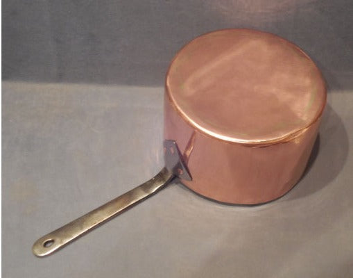 11.25" Copper Saucepan — view 2