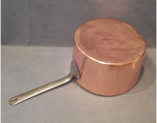 12.25" Copper Saucepan — view 2