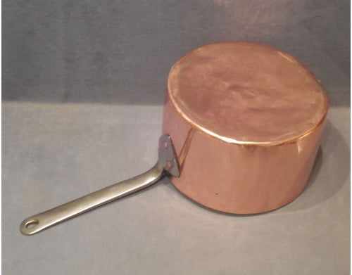 12.25" Copper Saucepan — view 2
