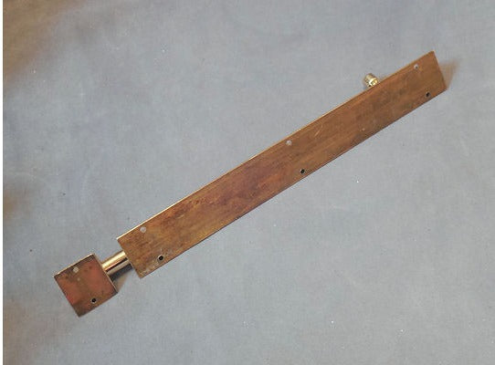 12" Brass Door Bolt — view 2
