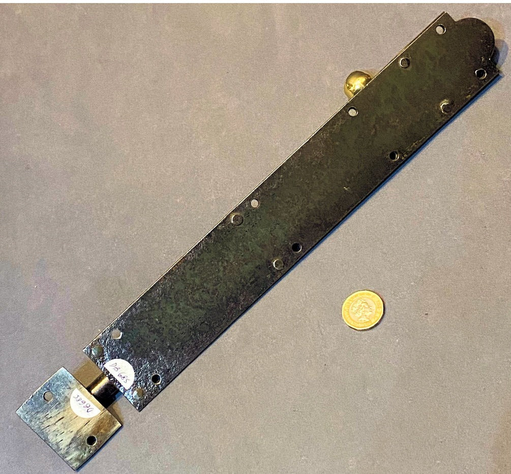 12" Wrought Iron Door Bolt — view 2