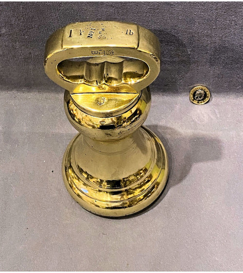 14lb Brass Weight — view 2