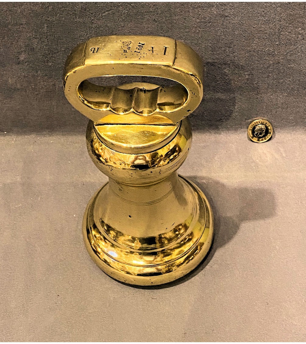14lb Brass Weight — view 3