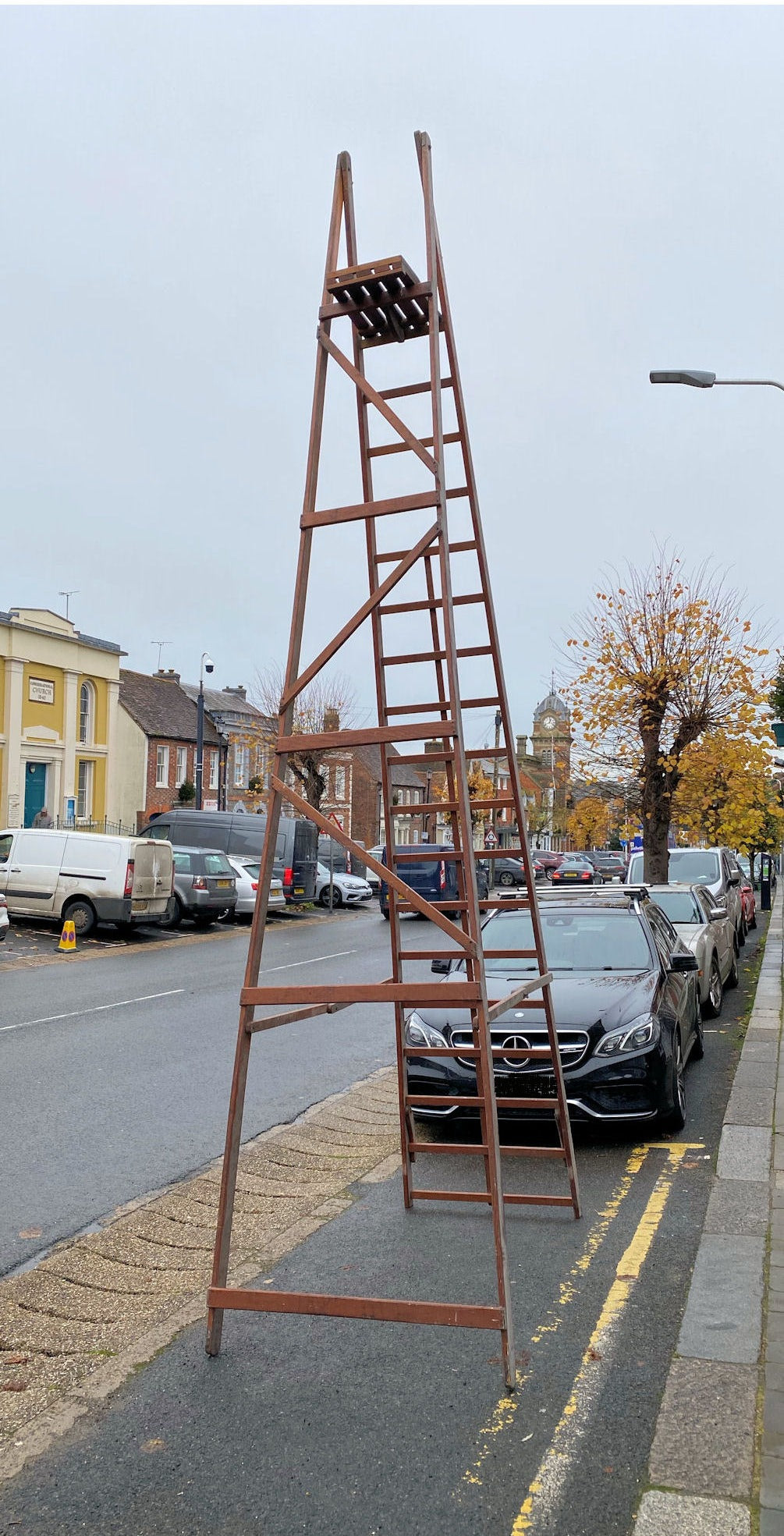 17ft Tall Step Ladder — view 3
