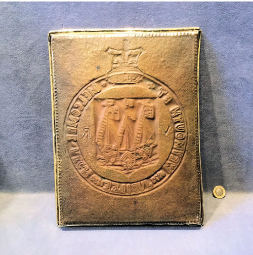 1887 Commemorative Brass Tray — view 2