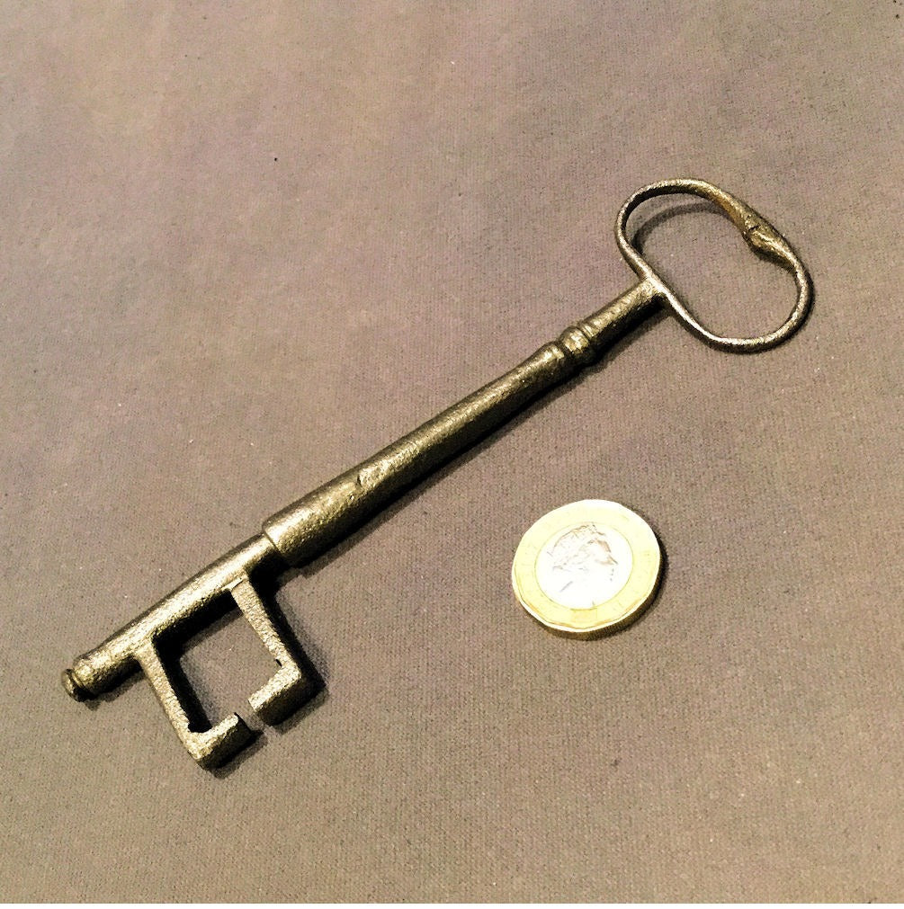18th Century Door Key — Wrought iron, 18th century