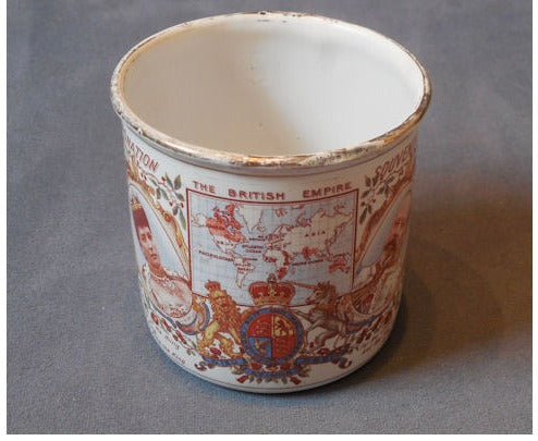 1902 Coronation Enamelled Mug — view 2