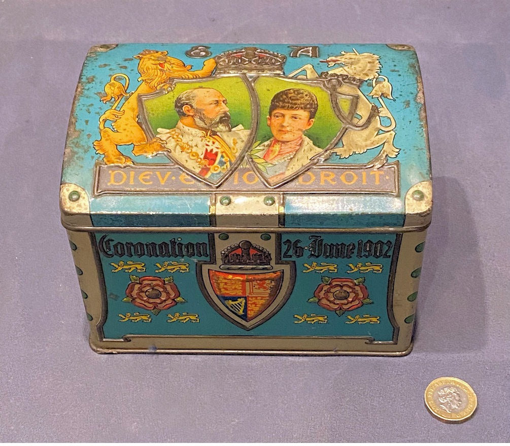1902 Coronation Tin — Iron, 1902