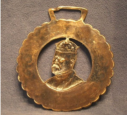 1902 Edward VII Horse Brass — view 2
