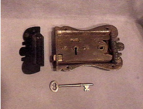 1906 Fancy Cast Rim Lock — view 2