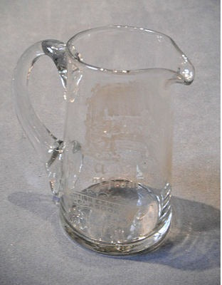 1911 Glasgow Exhibition Jug — Glass, 1911