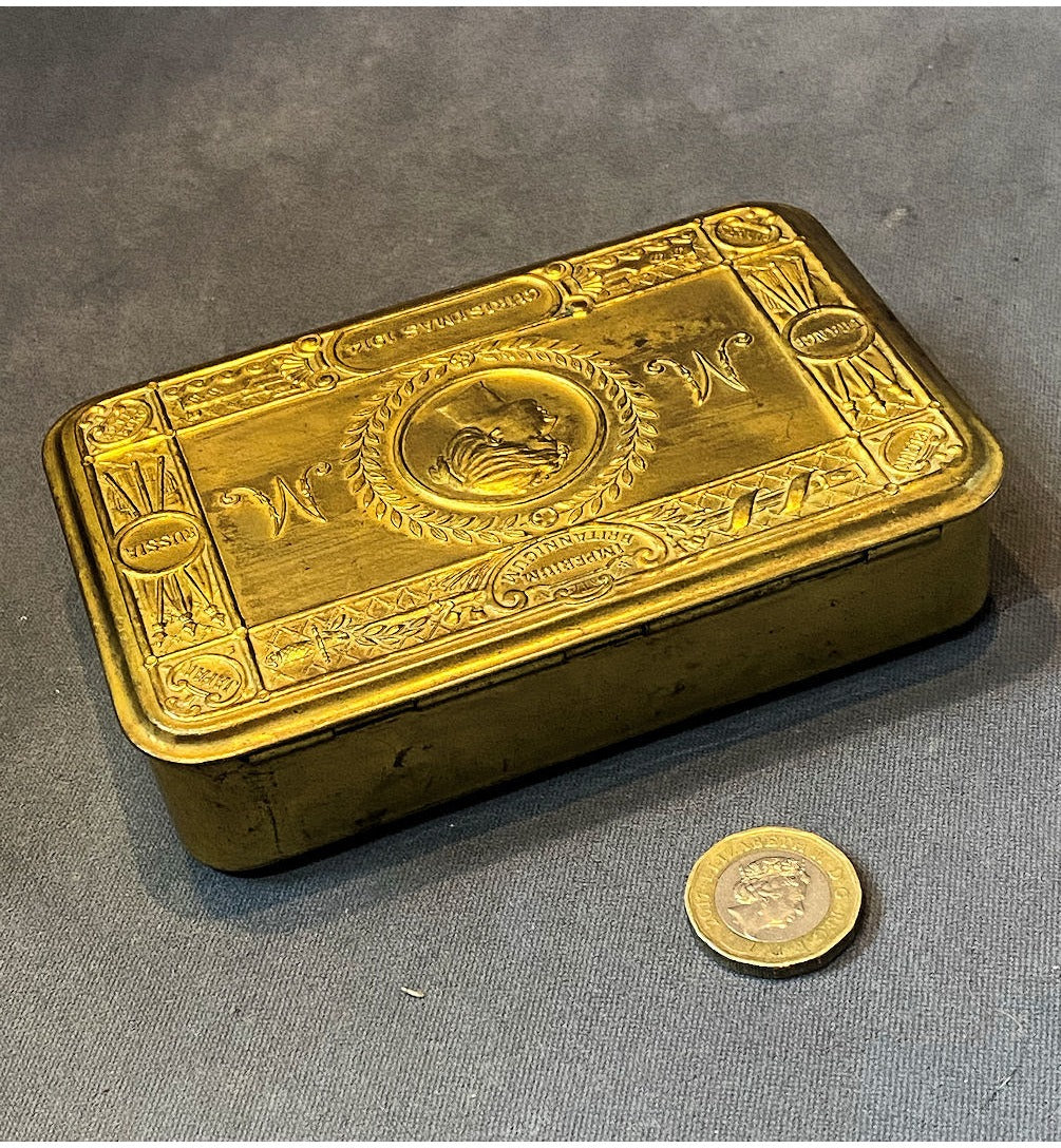 1914 Princess Mary Brass Box — view 3