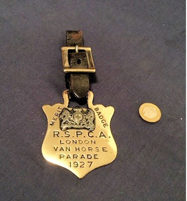 1927 RSPCA Horse Brass — Brass, 1927