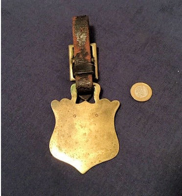 1927 RSPCA Horse Brass — view 2