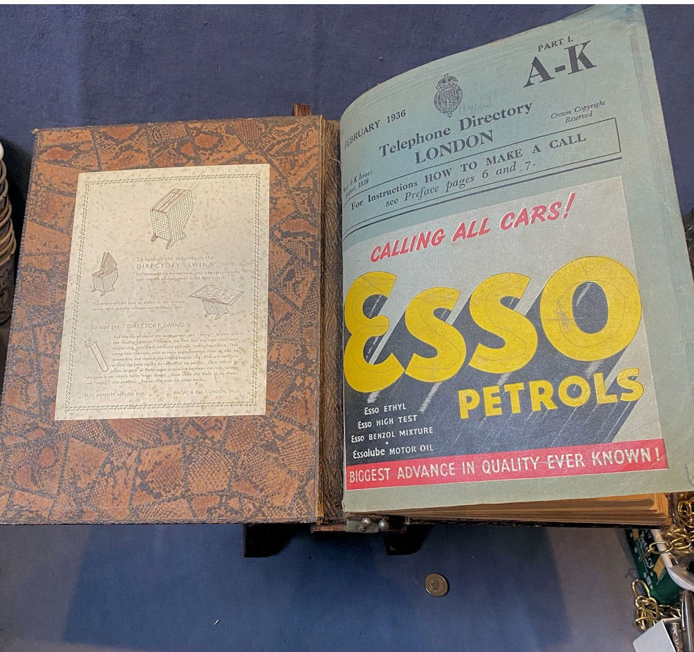 1936 Desk Top London Telephone Directory — view 8
