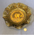 1937 Coronation Carnival Glass Bowl — Glass, 1937