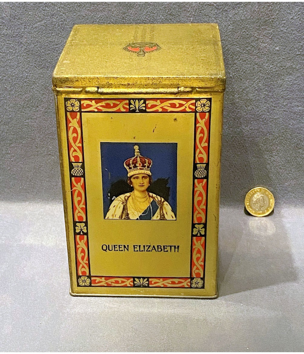 1937 Coronation Tea Caddy — view 3