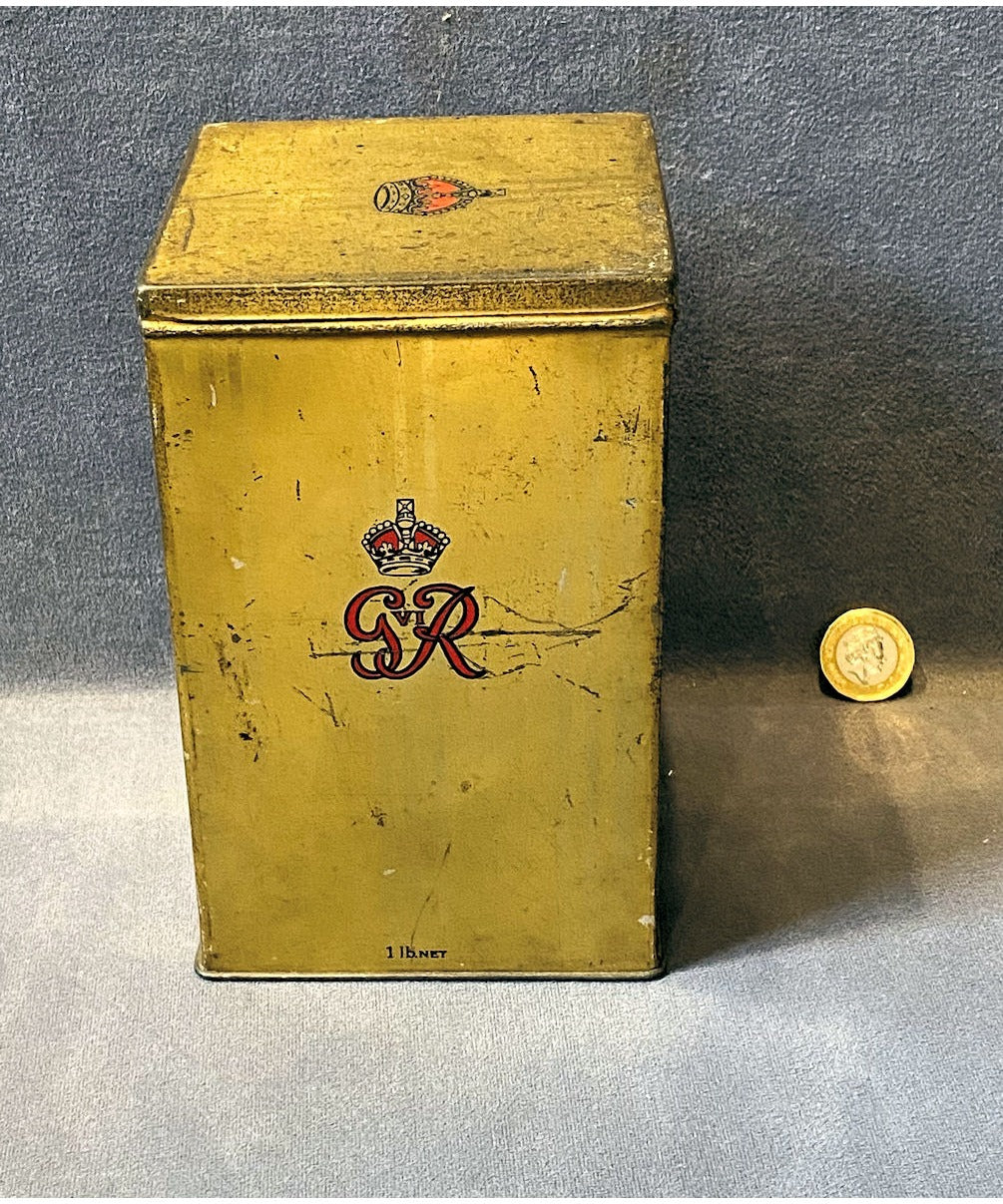 1937 Coronation Tea Caddy — view 2