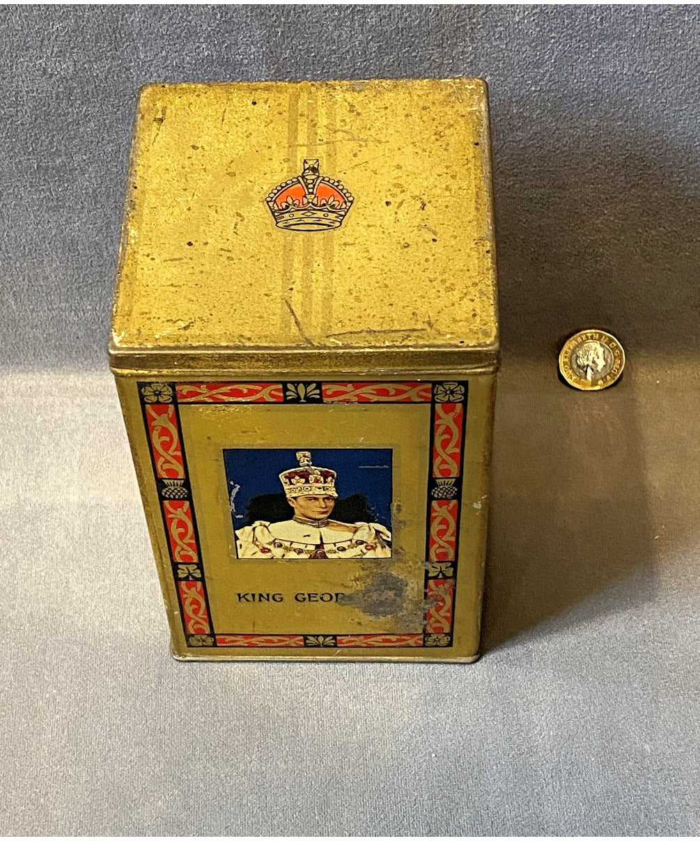 1937 Coronation Tea Caddy — view 5