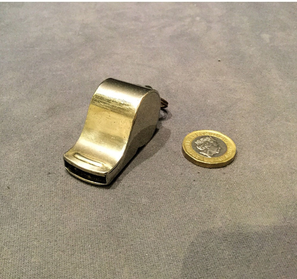1940 Chromed Whistle — view 3