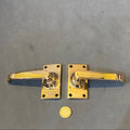 Pair of Brass Lever Door Handles