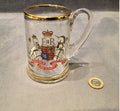 1953 Coronation Glass Tankard — Glass, 1953