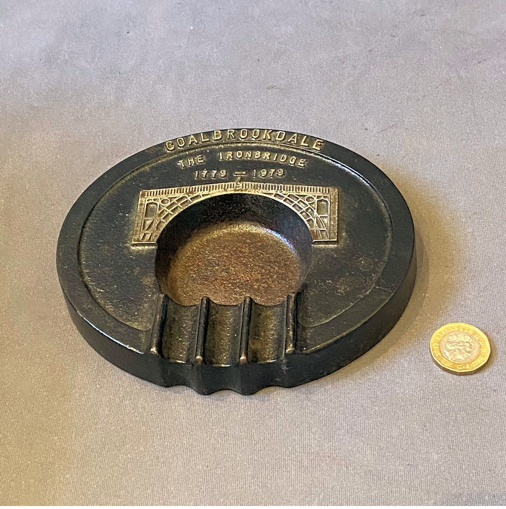 1979 Coalbrookdale Commemorative Ashtray — Iron, 1979