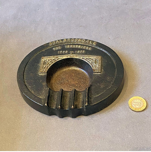 1979 Coalbrookdale Commemorative Ashtray — Iron, 1979