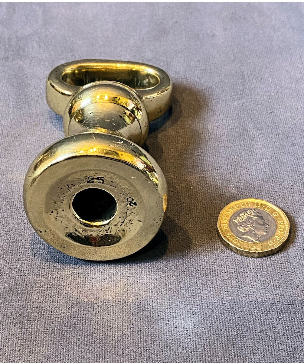 1lb Brass Shop Counter Weight — view 3