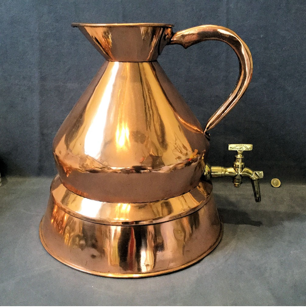 2 Gallon Copper Ale Measure — Copper, late 19th century