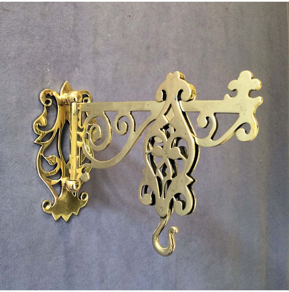 2 Piece Brass Clockwork Spit Bracket — view 4