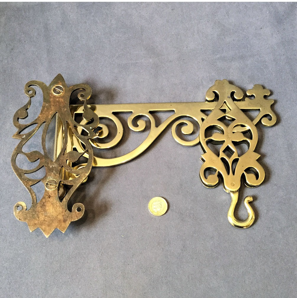2 Piece Brass Clockwork Spit Bracket — view 5