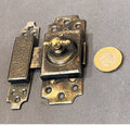 2 Piece Cupboard Catch — Brass, circa 1900