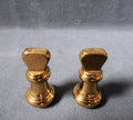 2oz Brass Weight, 2 similar available — Brass, circa 1900