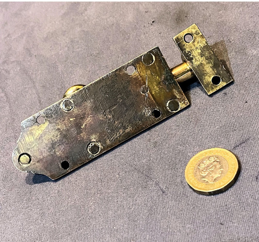 3.5" Brass Door Bolt — view 2