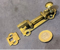 3" Brass Cupboard Door Bolt — Brass, late 19th century