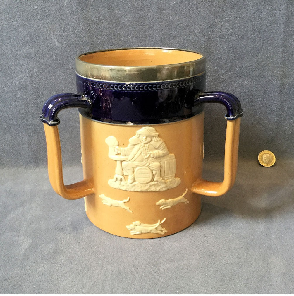 3 Handled Doulton Tankard — Stoneware, 1920's