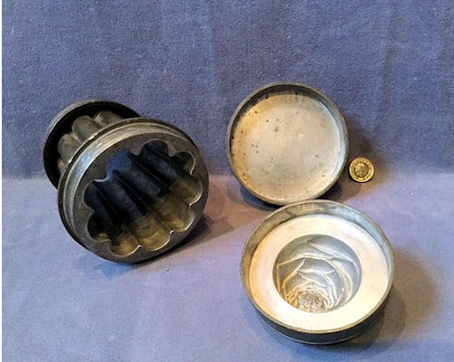 3 Piece Pewter Ice Mould — view 3