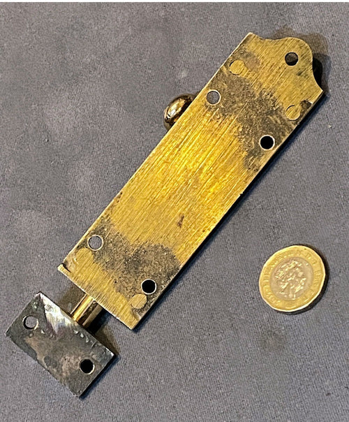 4.5" Brass Door Bolt — view 2