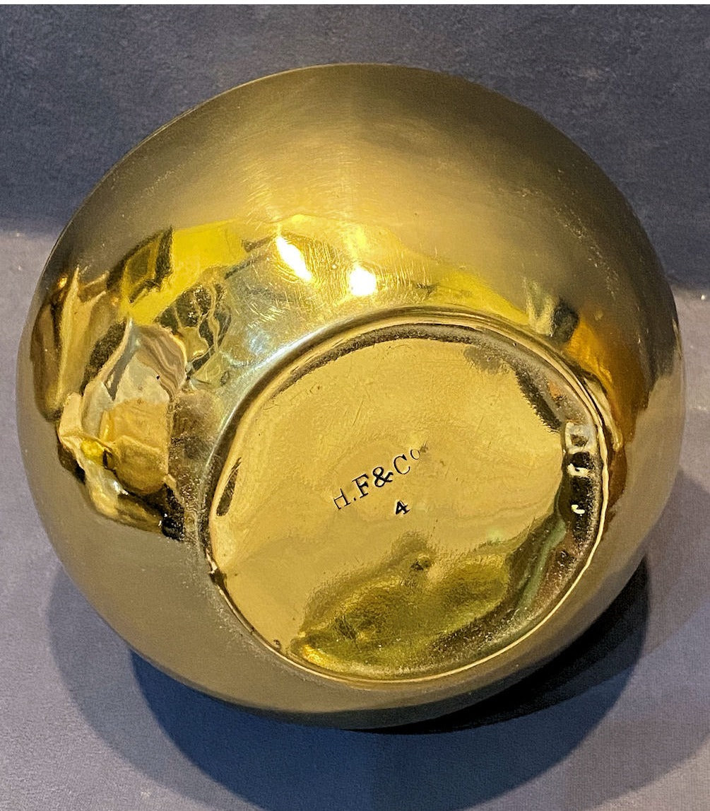 4 Pint Arts & Crafts Brass Water Jug — view 5