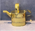 4 Pint Brass Hot Water Can — Brass, late 19th century