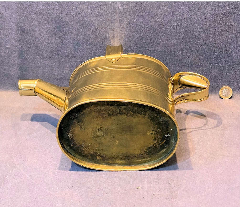 4 Pint Brass Hot Water Can — view 6
